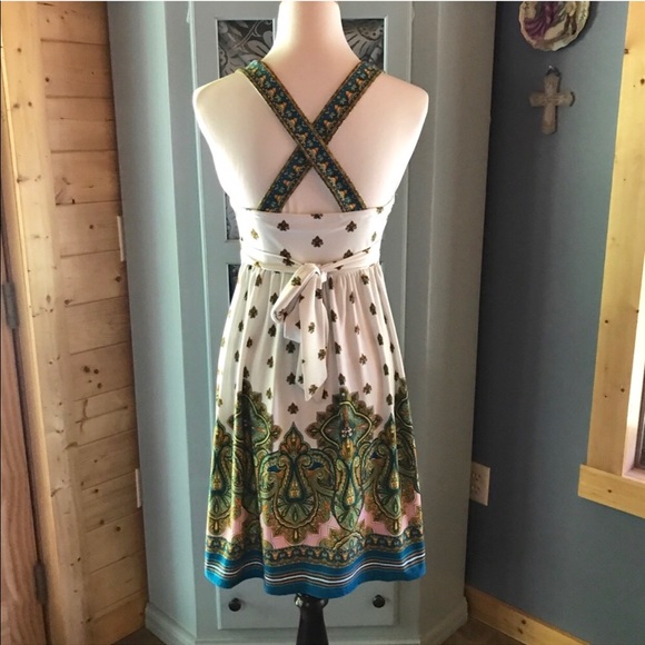 CITY TRIANGLES Dress w/Tie Back SASH. Brand NEW!! - Picture 5 of 7